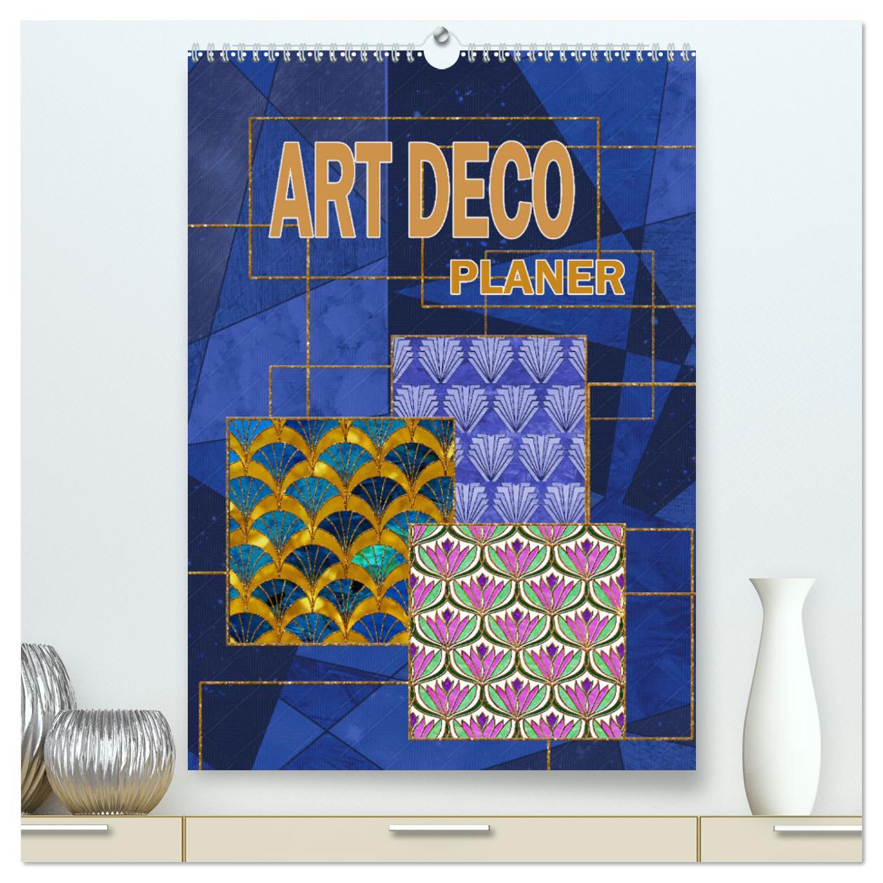 Cover: 9783435857449 | Art Deco Planer (hochwertiger Premium Wandkalender 2025 DIN A2...