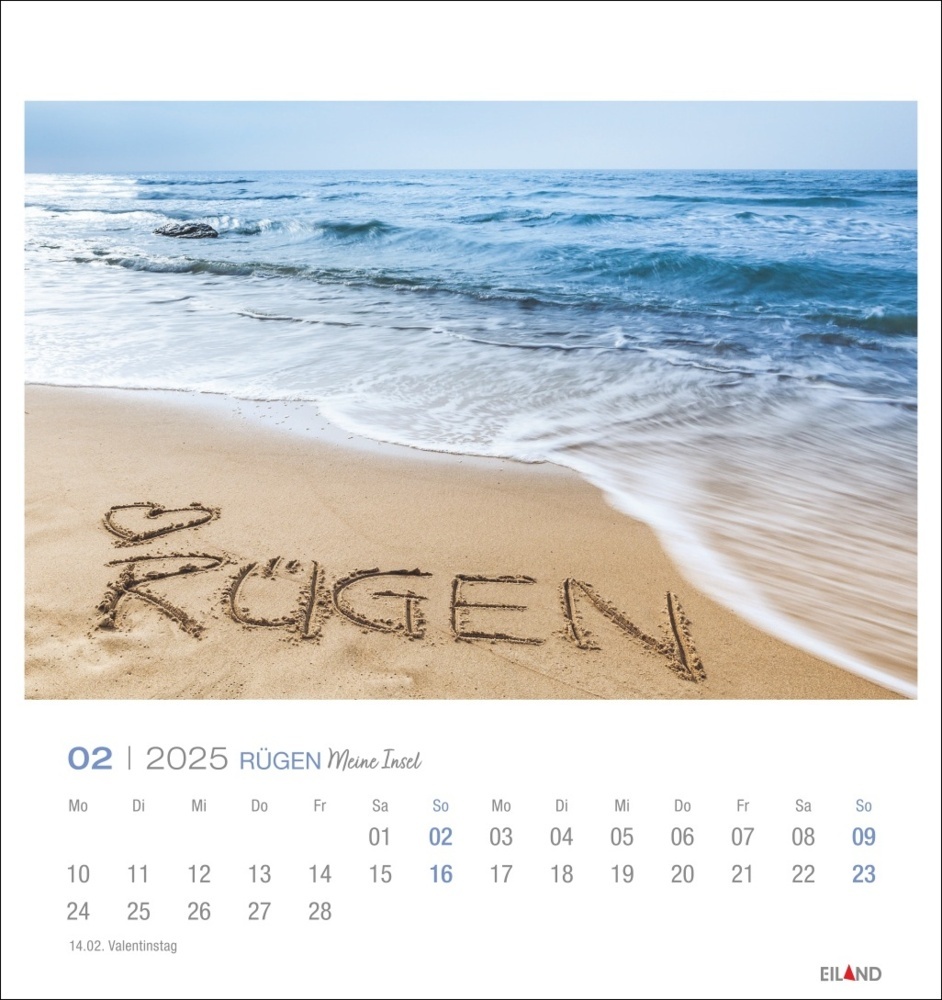 Bild: 9783964023360 | Rügen Postkartenkalender 2025 - Meine Insel | Kalender | Spiralbindung