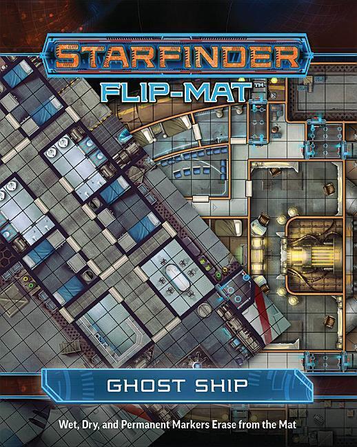 Cover: 9781640780699 | Starfinder Flip-Mat: Ghost Ship | Damien Mammoliti | Starfinder | 2018