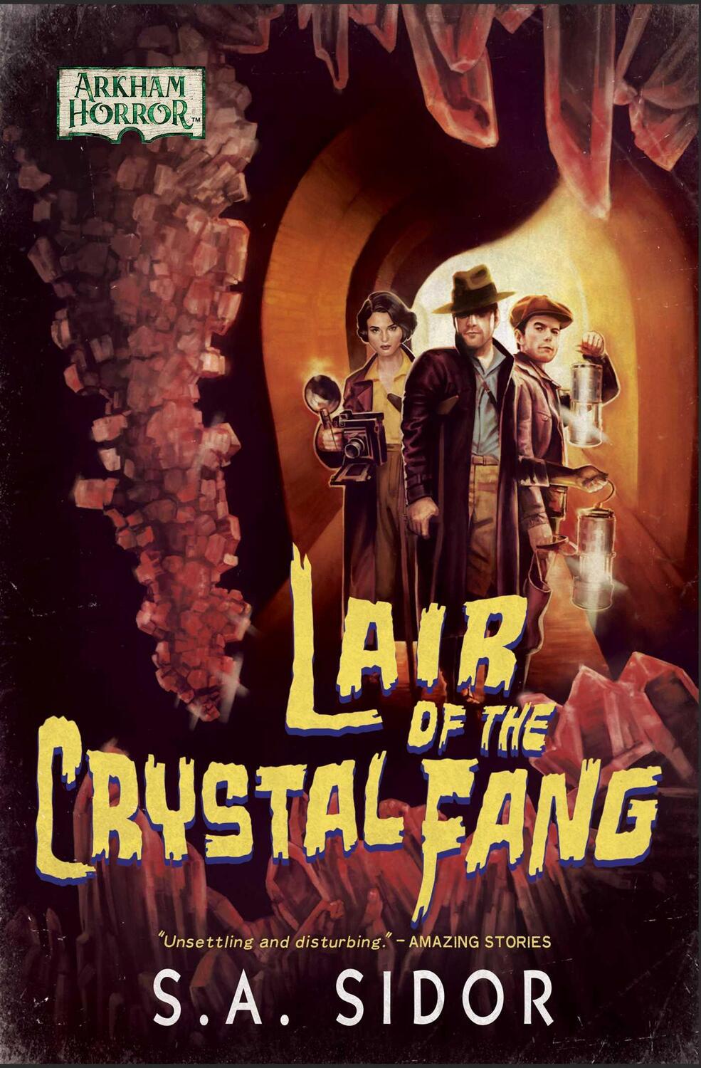 Cover: 9781839081880 | Lair of the Crystal Fang | An Arkham Horror Novel | S A Sidor | Buch