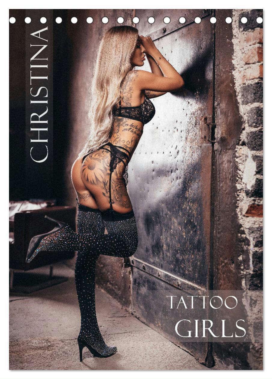 Cover: 9783675562011 | Christina - Tattoo Girls (Tischkalender 2024 DIN A5 hoch), CALVENDO...