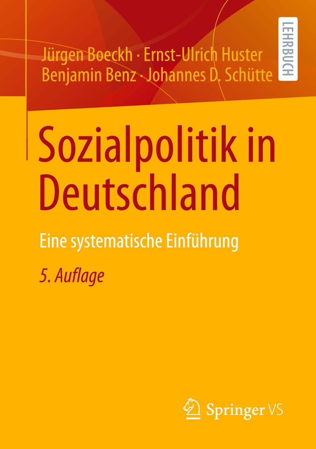 Cover: 9783658360139 | Sozialpolitik in Deutschland | Eine systematische Einführung | Buch