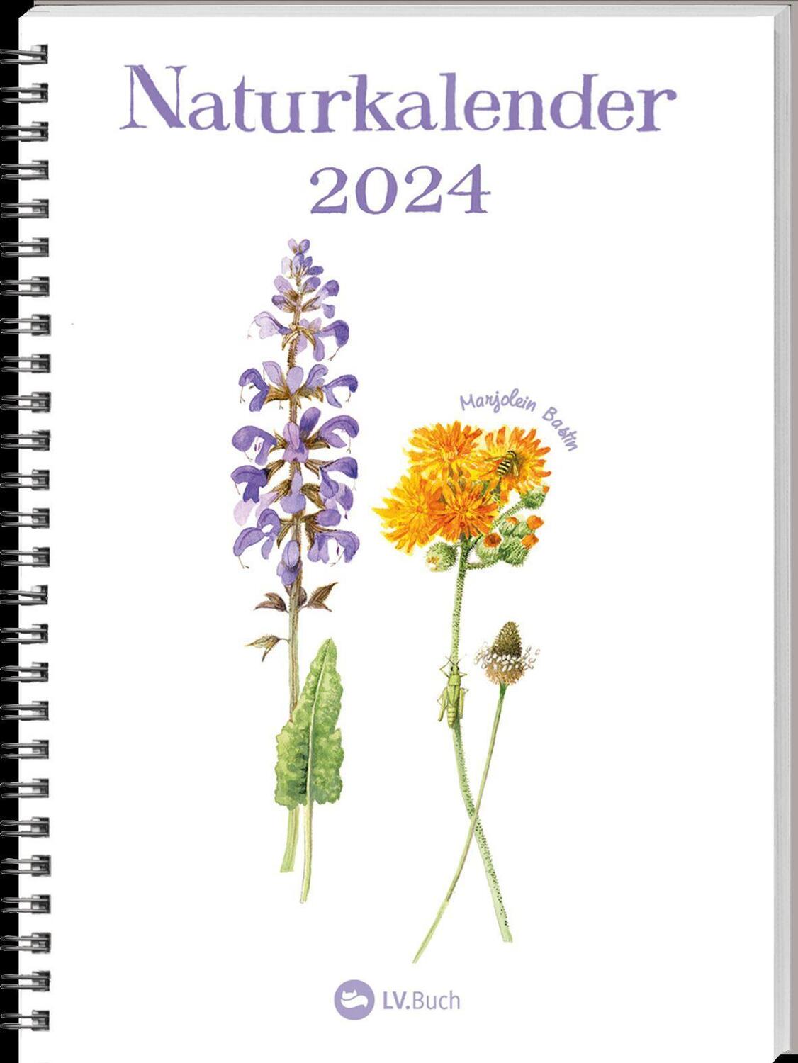Cover: 9783784357584 | Naturkalender 2024 | Marjolein Bastin | Kalender | Deutsch | 2024