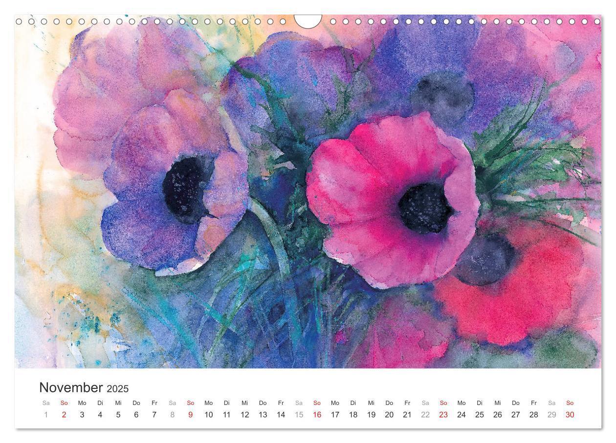 Bild: 9783435544998 | Blütenzauber - Aquarelle von ECKARD FUNCK (Wandkalender 2025 DIN A3...