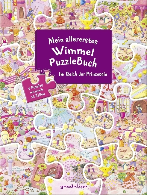 Cover: 9783811234437 | Mein allererstes WimmelPuzzleBuch - Im Reich der Prinzessin | Bartl