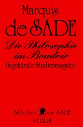 Cover: 9783875360103 | Die Philosophie im Boudoir oder Die Lasterhaften Lehrmeister | Sade