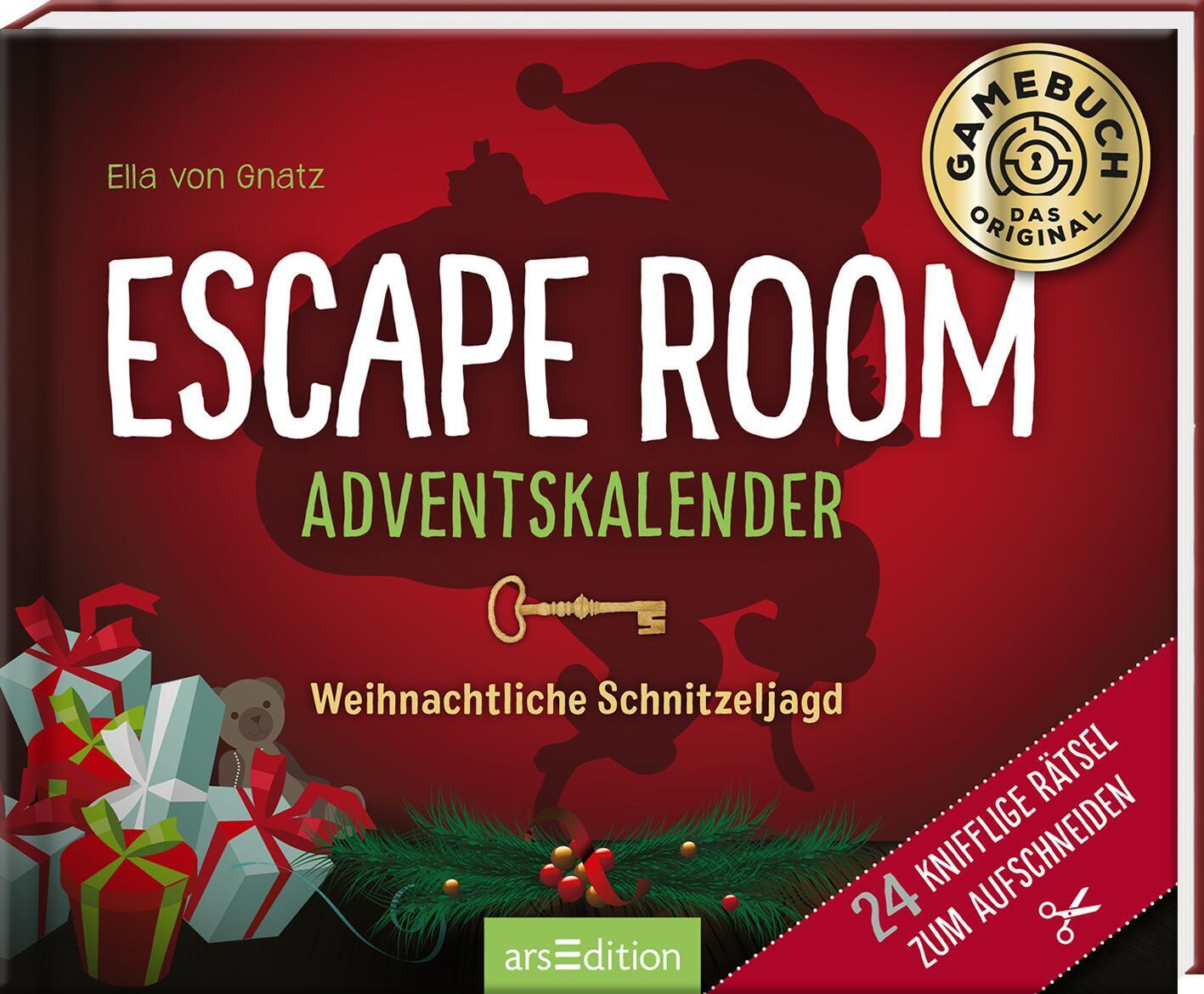Cover: 9783845842356 | Escape Room Adventskalender. Weihnachtliche Schnitzeljagd | Gnatz