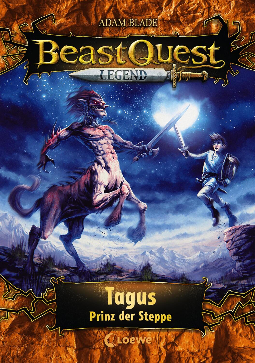 Cover: 9783743202757 | Beast Quest Legend (Band 4) - Tagus, Prinz der Steppe | Adam Blade