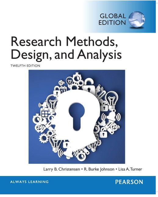 Cover: 9781292057743 | Research Methods, Design, and Analysis, Global Edition | Taschenbuch