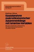 Cover: 9783790807035 | Kausalanalyse makroökonomischer Zusammenhänge mit latenten Variablen