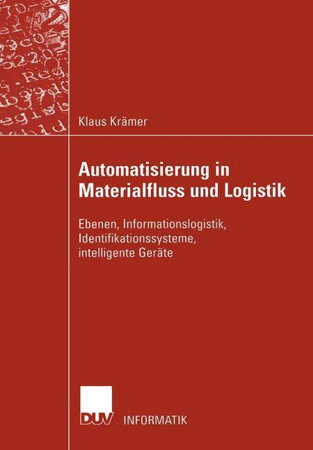 Cover: 9783824421527 | Automatisierung in Materialfluss und Logistik | Klaus Krämer | Buch