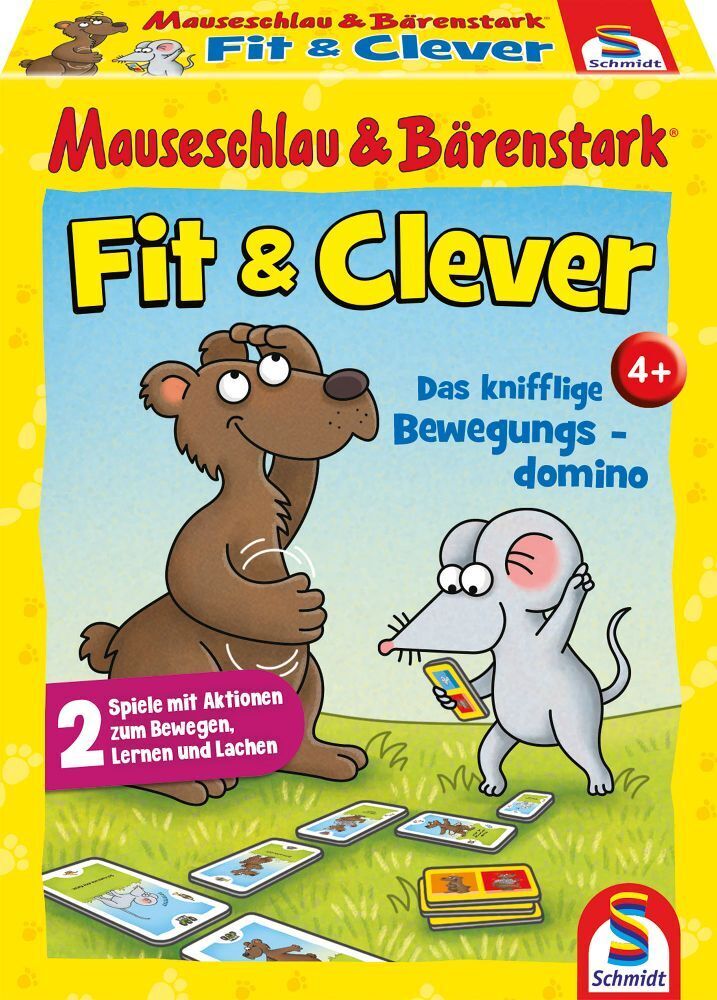 Cover: 4001504750596 | Mauseschlau &amp; Bärenstark, Fit &amp; Clever | Spiel | Schachtel | 75059