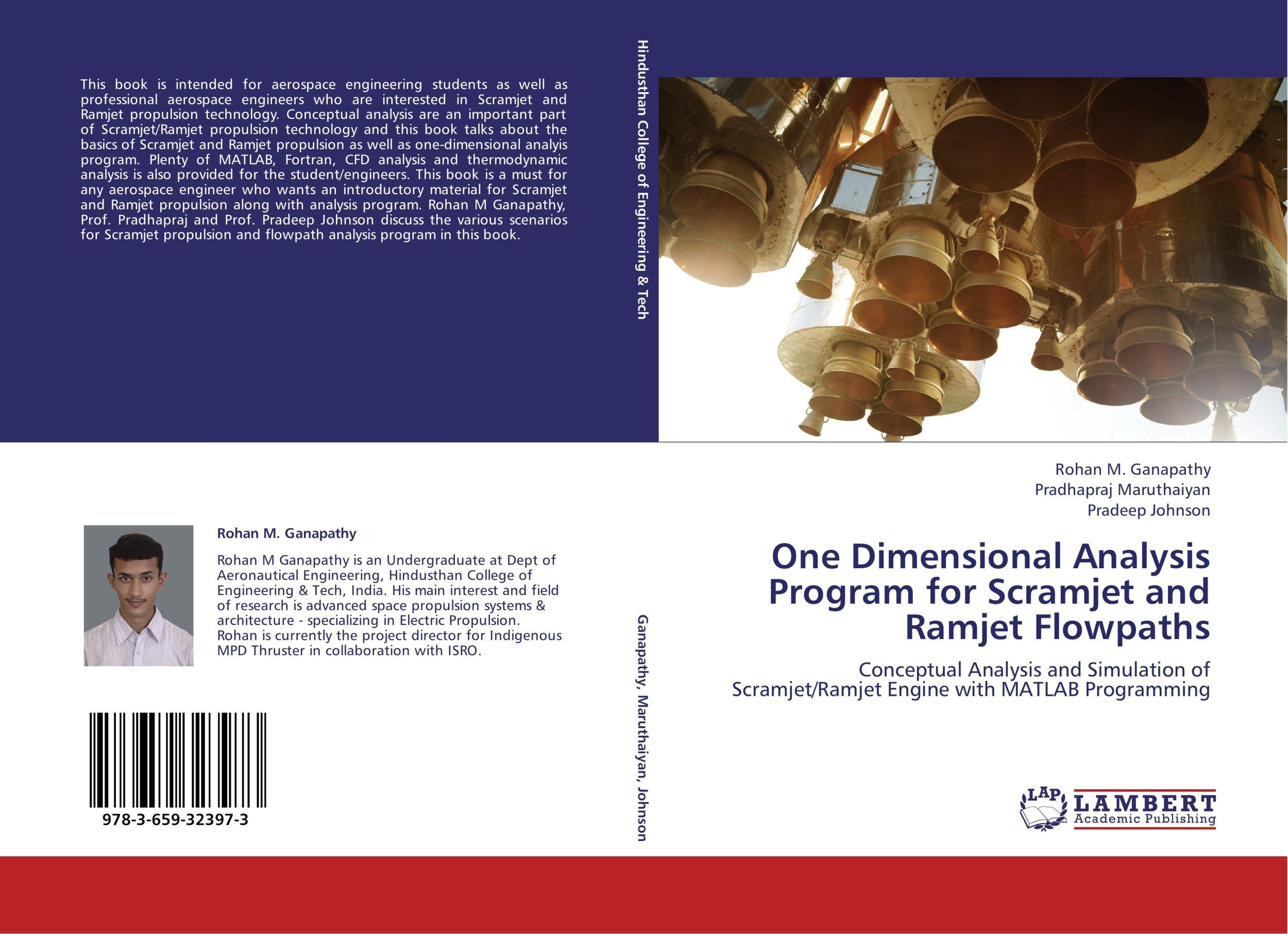 Cover: 9783659323973 | One Dimensional Analysis Program for Scramjet and Ramjet Flowpaths