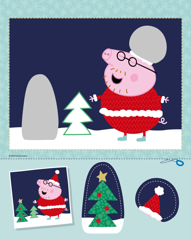 Bild: 9783849932671 | Peppa Pig Bastelspaß Weihnachten: Ausschneiden, Kleben, Malen | Verlag
