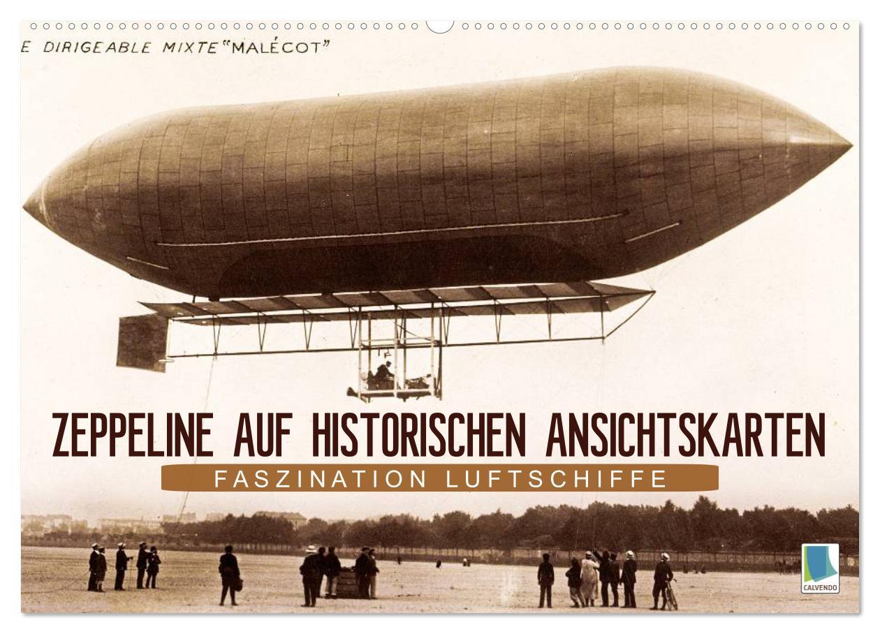 Cover: 9783435705719 | Faszination Luftschiffe ¿ Zeppeline auf historischen Ansichtskarten...