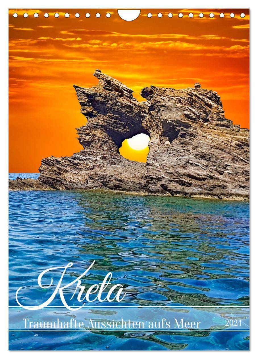 Cover: 9783383689758 | Kreta - Traumhafte Aussichten aufs Meer (Wandkalender 2024 DIN A4...