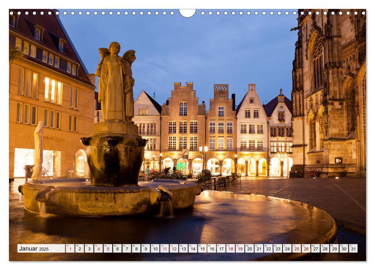 Bild: 9783435260584 | Lebenswertes Münster (Wandkalender 2025 DIN A3 quer), CALVENDO...