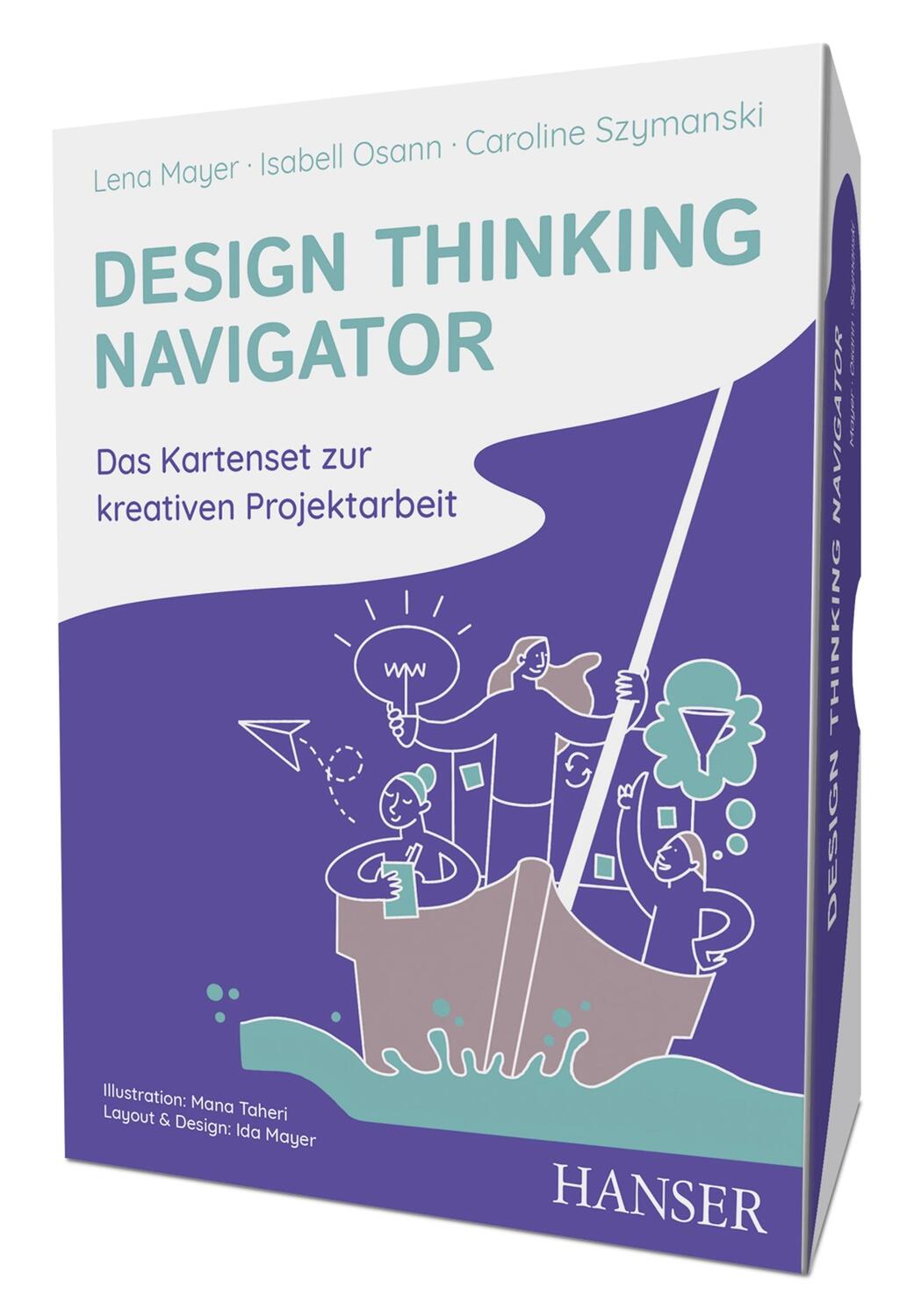 Cover: 9783446462083 | Design Thinking Navigator | Kartenset zur kreativen Projektarbeit