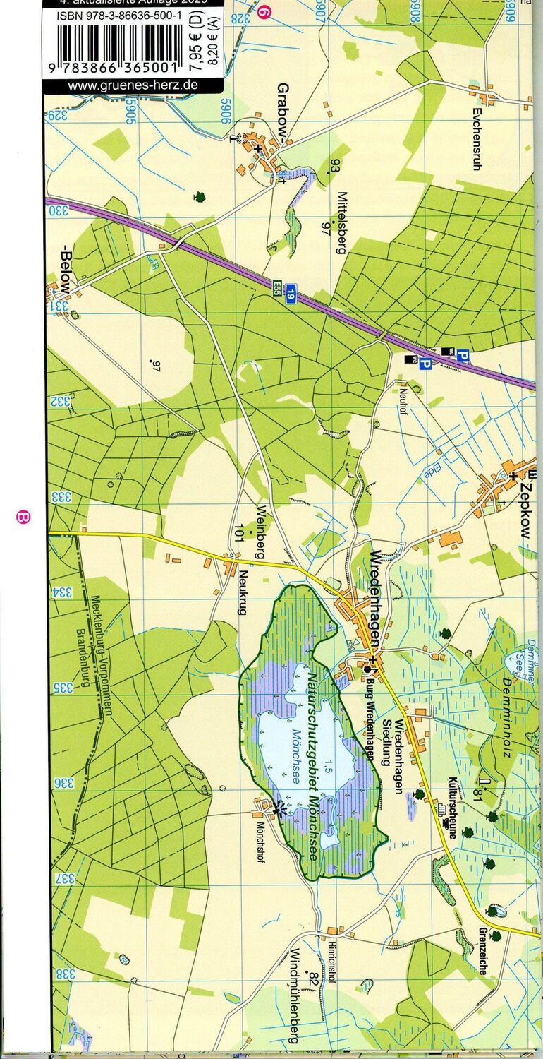 Bild: 9783866365001 | Gewässerkarte Große Mecklenburgische Seen | (Land-)Karte | Deutsch