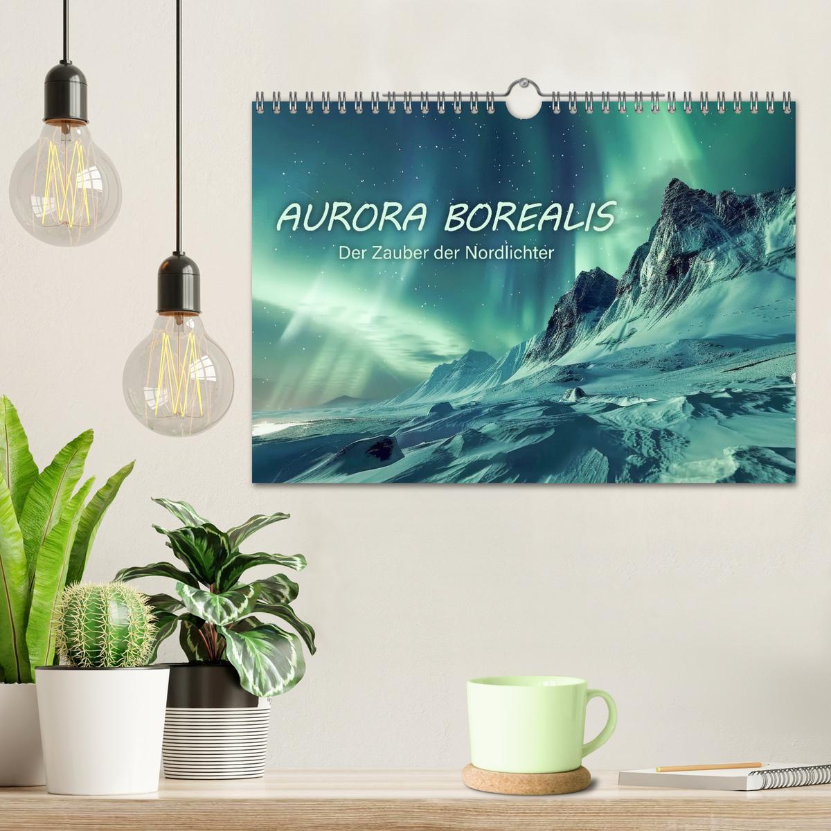 Bild: 9783383813634 | Aurora Borealis - Der Zauber der Nordlichter (Wandkalender 2025 DIN...