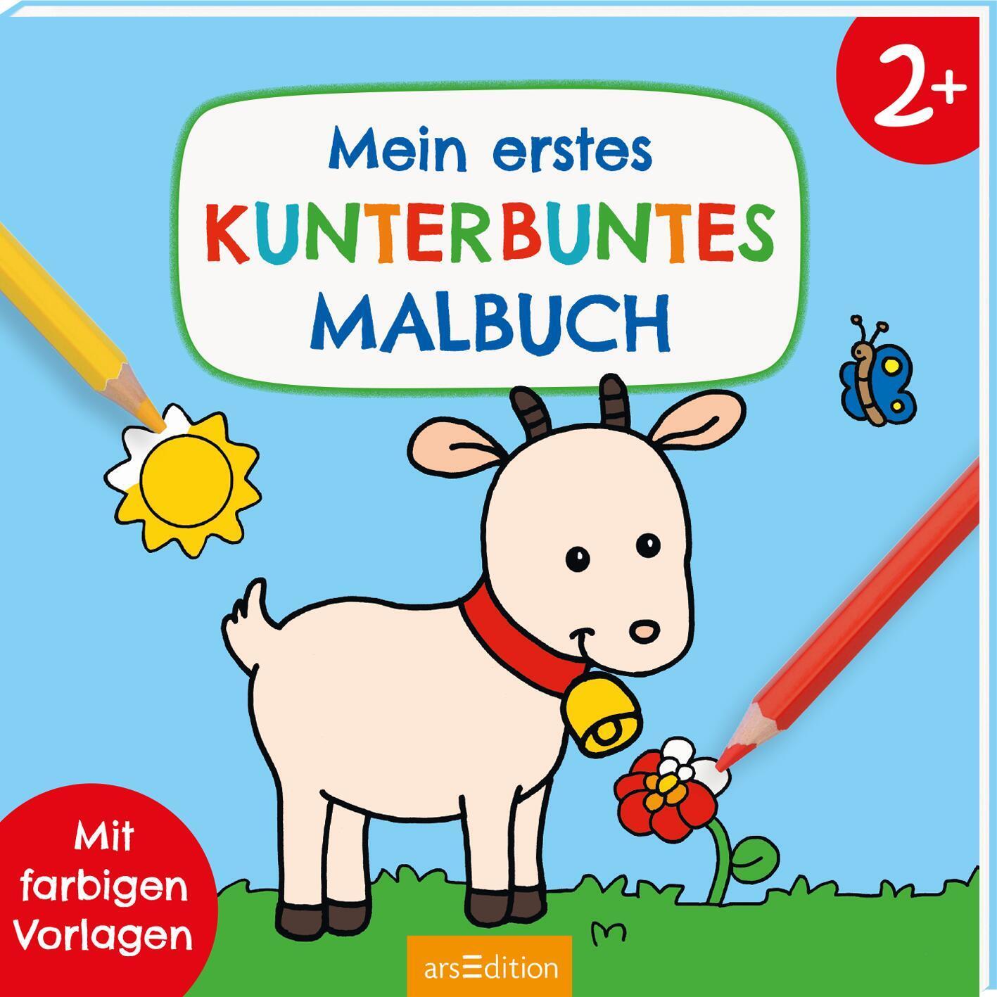 Cover: 9783845816500 | Mein erstes kunterbuntes Malbuch | Mit farbigen Vorlagen | Taschenbuch