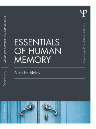 Cover: 9781848721418 | Essentials of Human Memory | Alan Baddeley | Taschenbuch | Englisch
