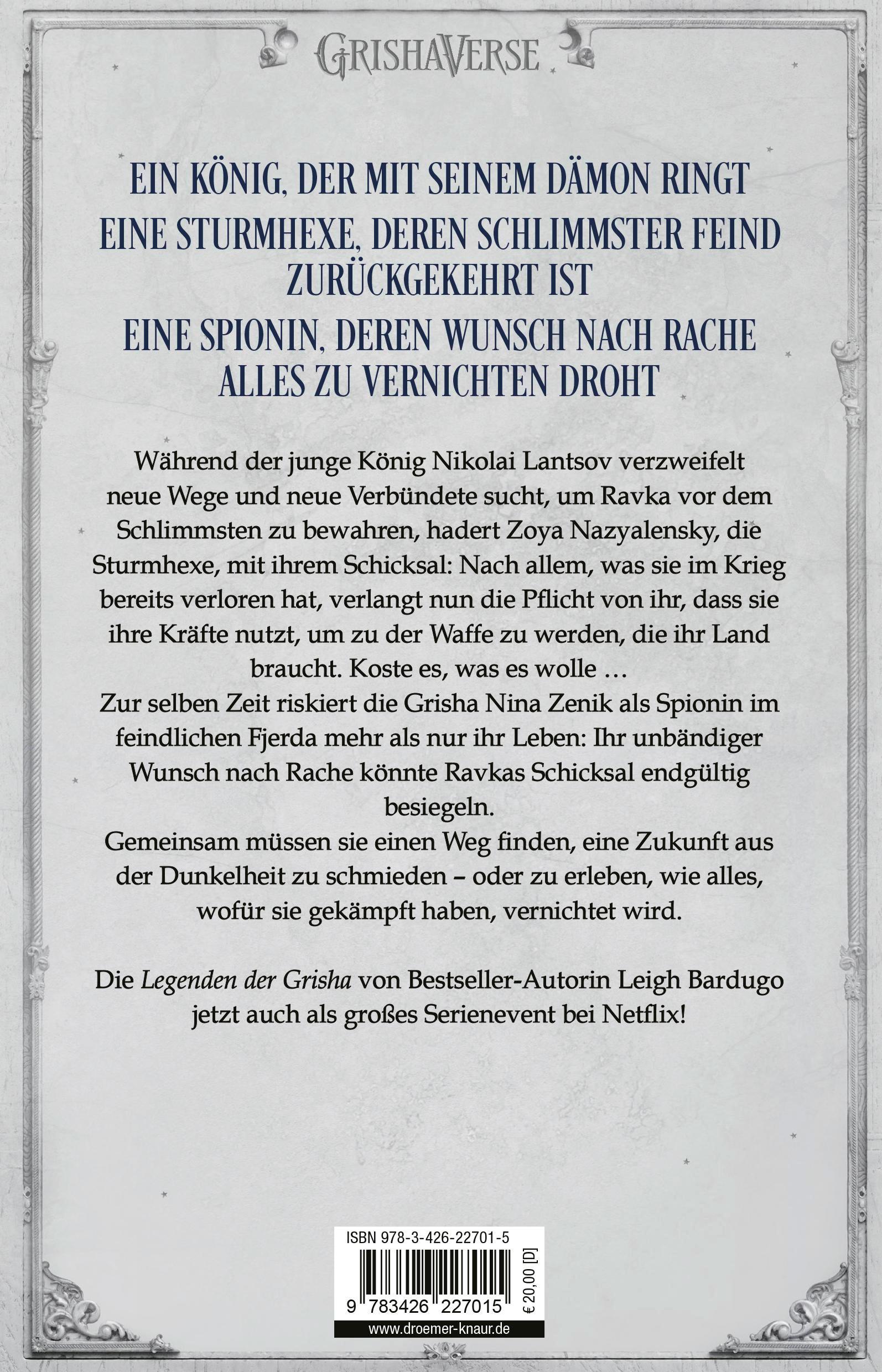 Rückseite: 9783426227015 | Rule of Wolves | Thron aus Nacht und Silber | Leigh Bardugo | Buch