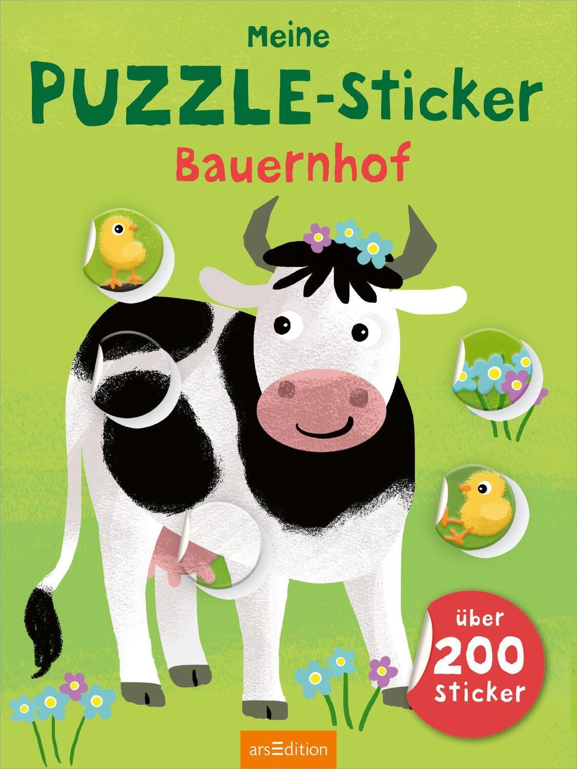 Bild: 9783845858807 | Meine Puzzle-Sticker - Bauernhof | Über 200 Sticker | Julia Reyelt