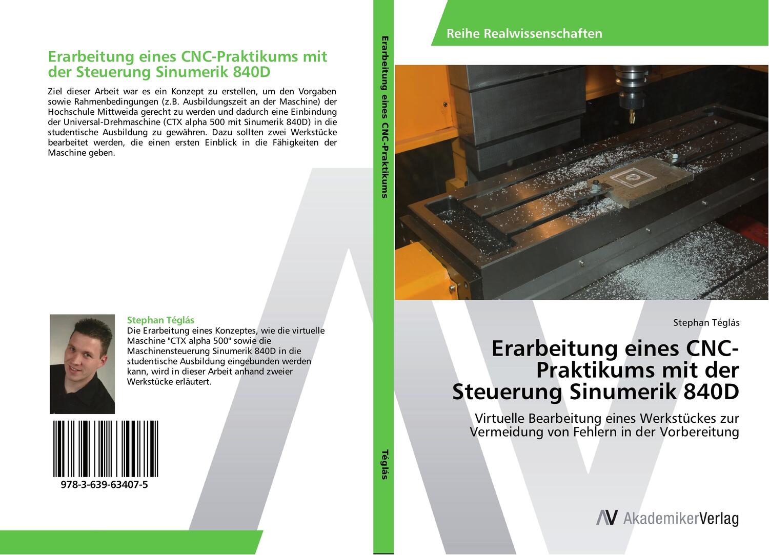 Cover: 9783639634075 | Erarbeitung eines CNC-Praktikums mit der Steuerung Sinumerik 840D