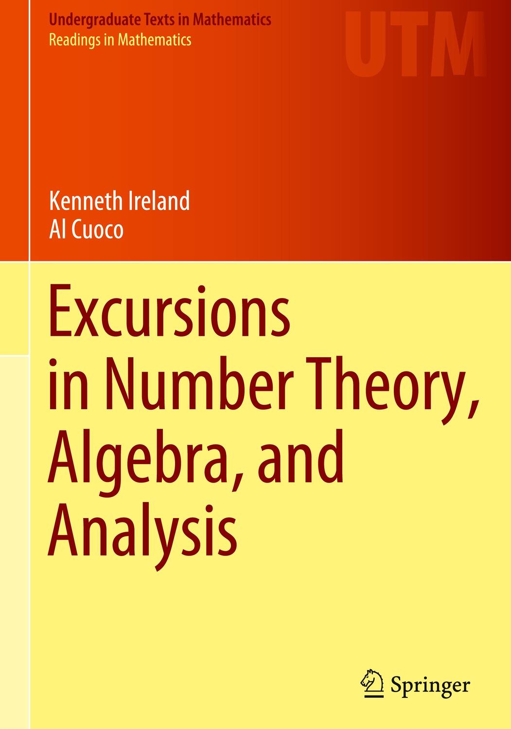 Cover: 9783031130168 | Excursions in Number Theory, Algebra, and Analysis | Al Cuoco (u. a.)