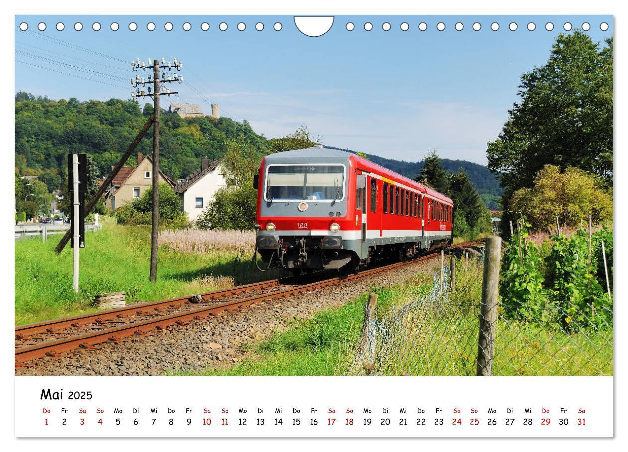 Bild: 9783435196395 | Hessische Nebenbahnen - Unterwegs in Nordhessen (Wandkalender 2025...