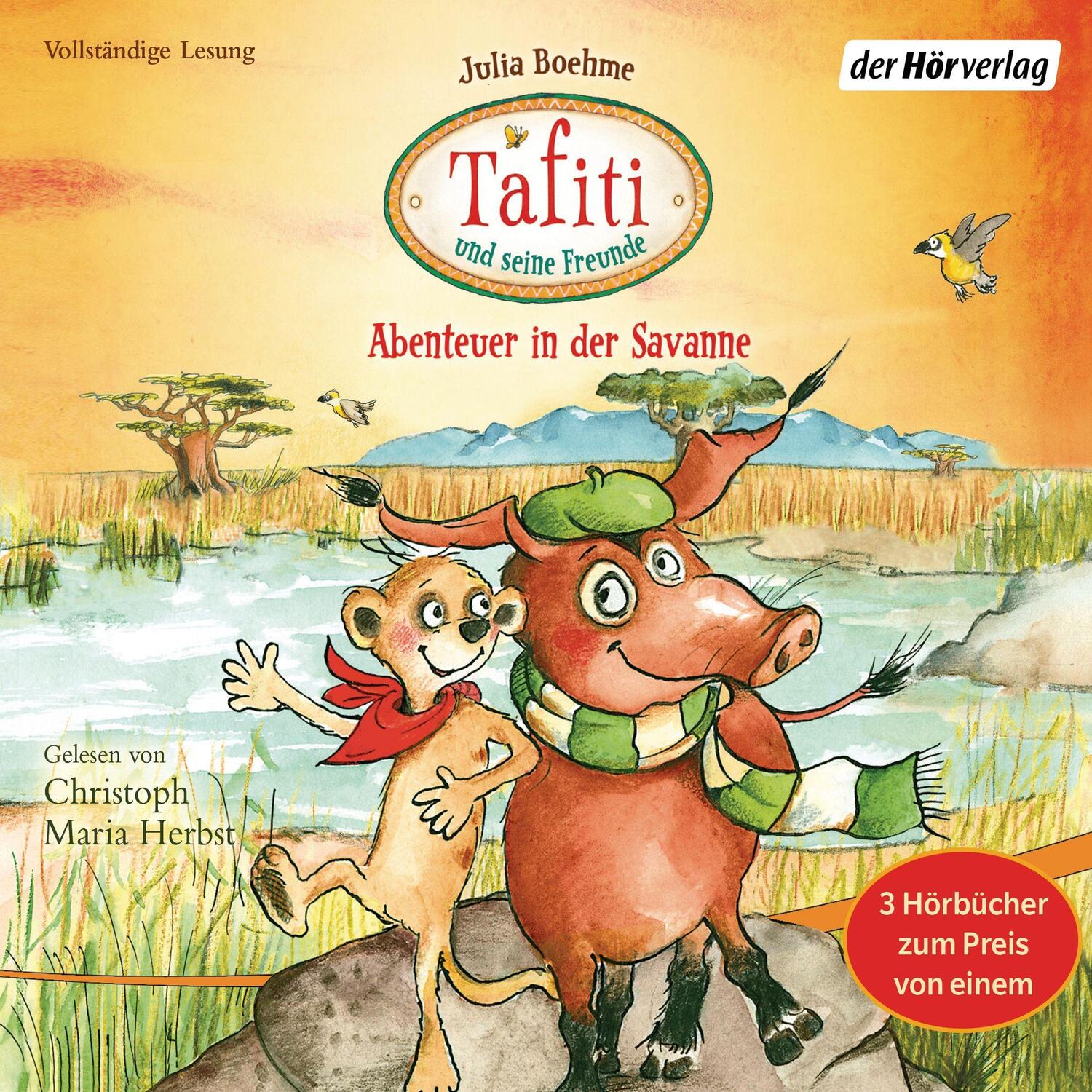 Cover: 9783844528855 | Tafiti und seine Freunde. Abenteuer in der Savanne | Julia Boehme | CD