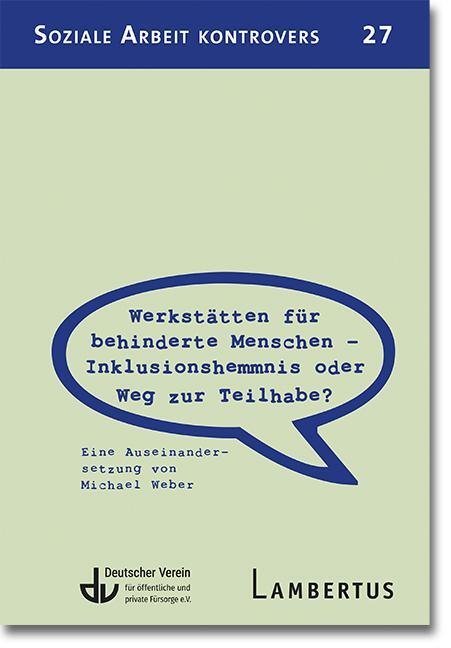 Cover: 9783784135373 | Werkstätten für behinderte Menschen - Inklusionshemmnis oder Weg...