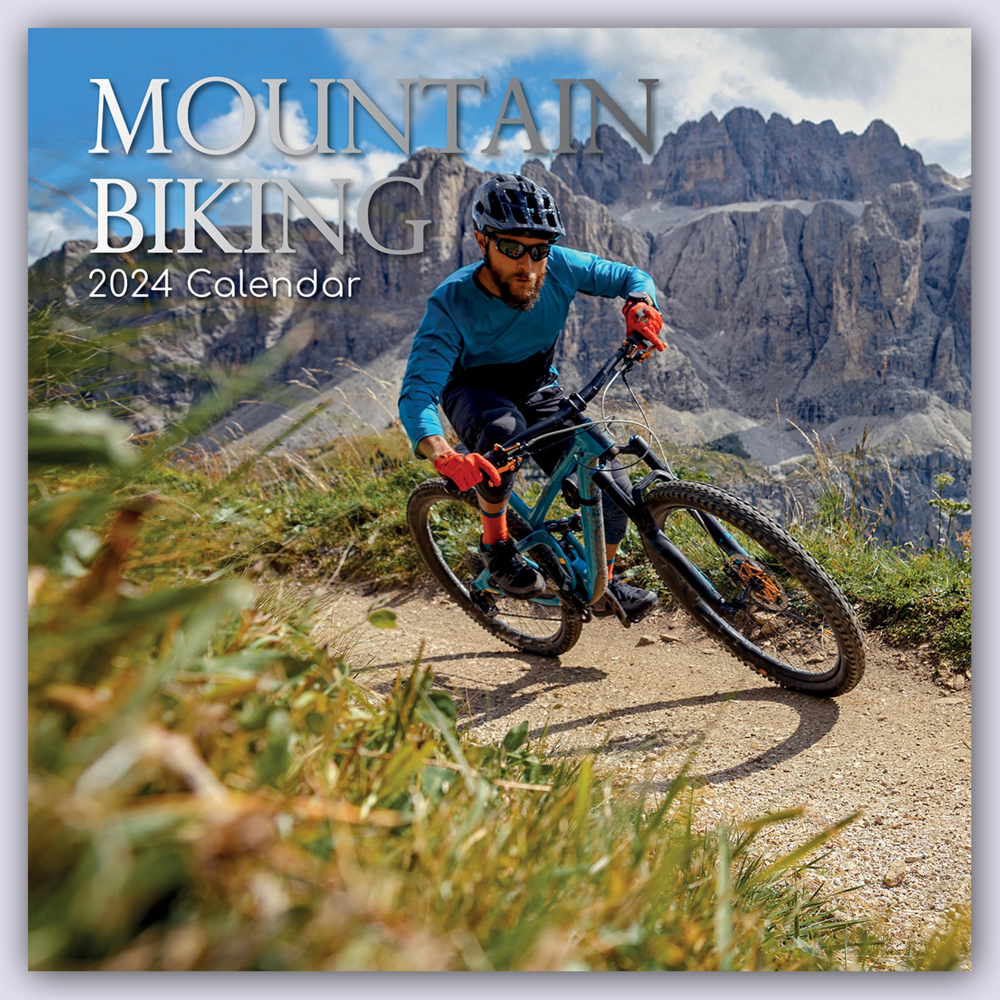 Cover: 9781804108802 | Mountain Biking - Mountainbiken 2024 - 16-Monatskalender | Ltd | 14 S.
