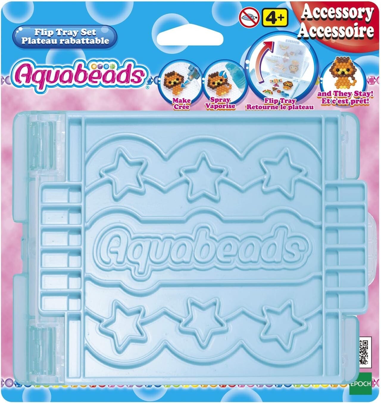 Cover: 5054131313329 | Aquabeads 31332 - Flip Tray Set, Klapp Platten zum trocknen | Englisch