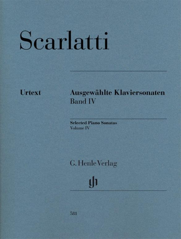 Cover: 9790201805818 | Ausgewählte Klaviersonaten Band IV | Domenico Scarlatti | Taschenbuch