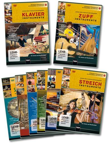Cover: 9783990352687 | Instrumentenkunde im Musikunterricht | Komplettpaket mit 8 DVDs | 2011