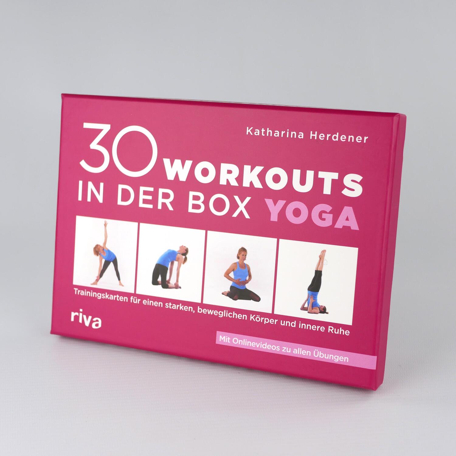 Bild: 9783742322937 | 30 Workouts in der Box - Yoga | Katharina Herdener | Box | Deutsch