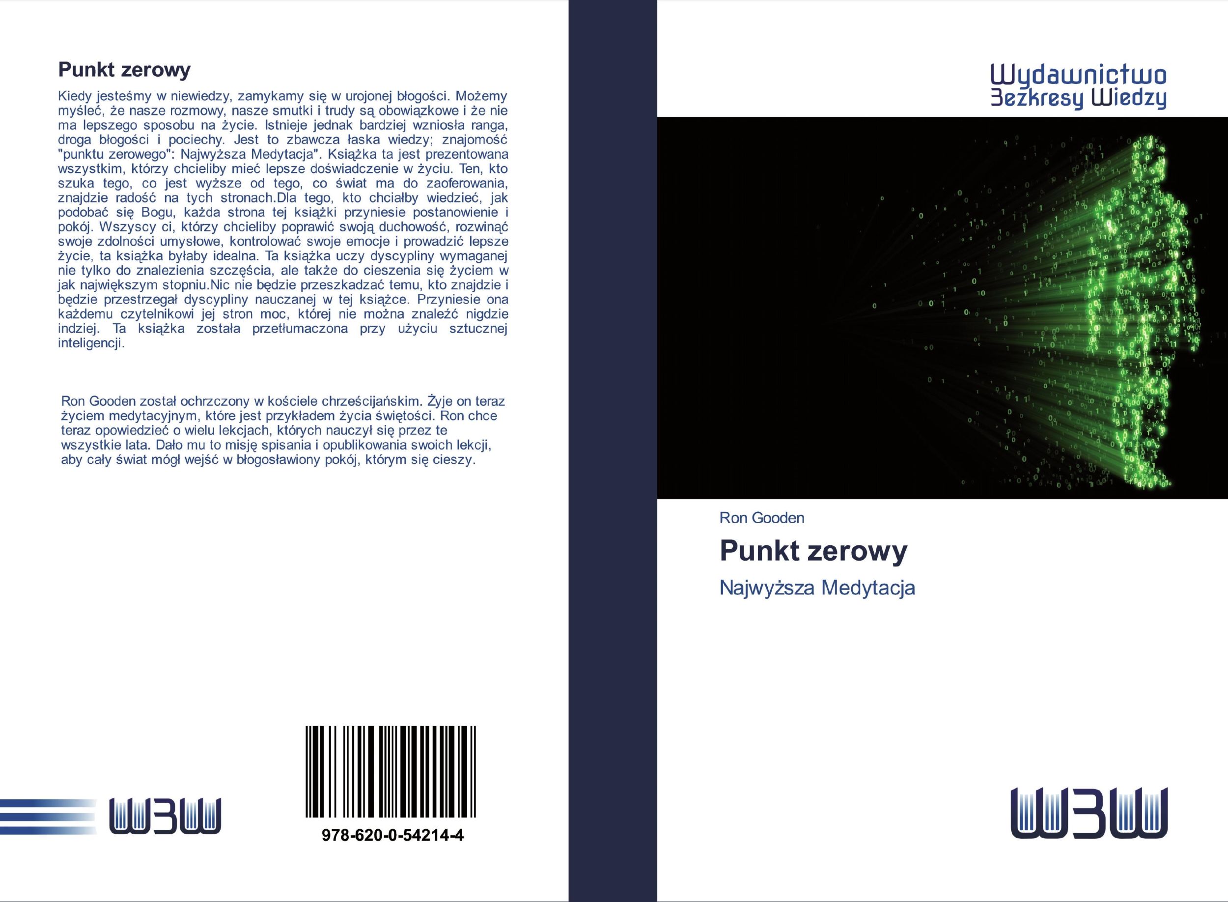 Cover: 9786200542144 | Punkt zerowy | Najwy¿sza Medytacja | Ron Gooden | Taschenbuch | 2020