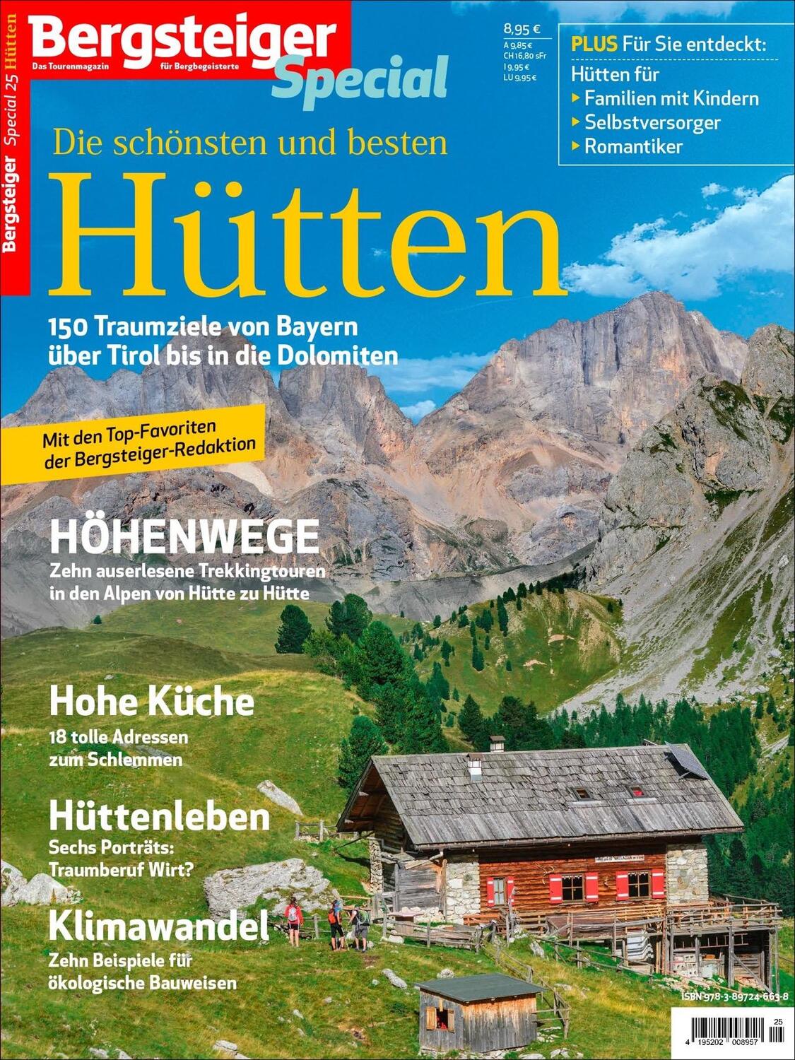 Cover: 9783734316630 | Bergsteiger Special 25: Hütten | Taschenbuch | Deutsch | 2019
