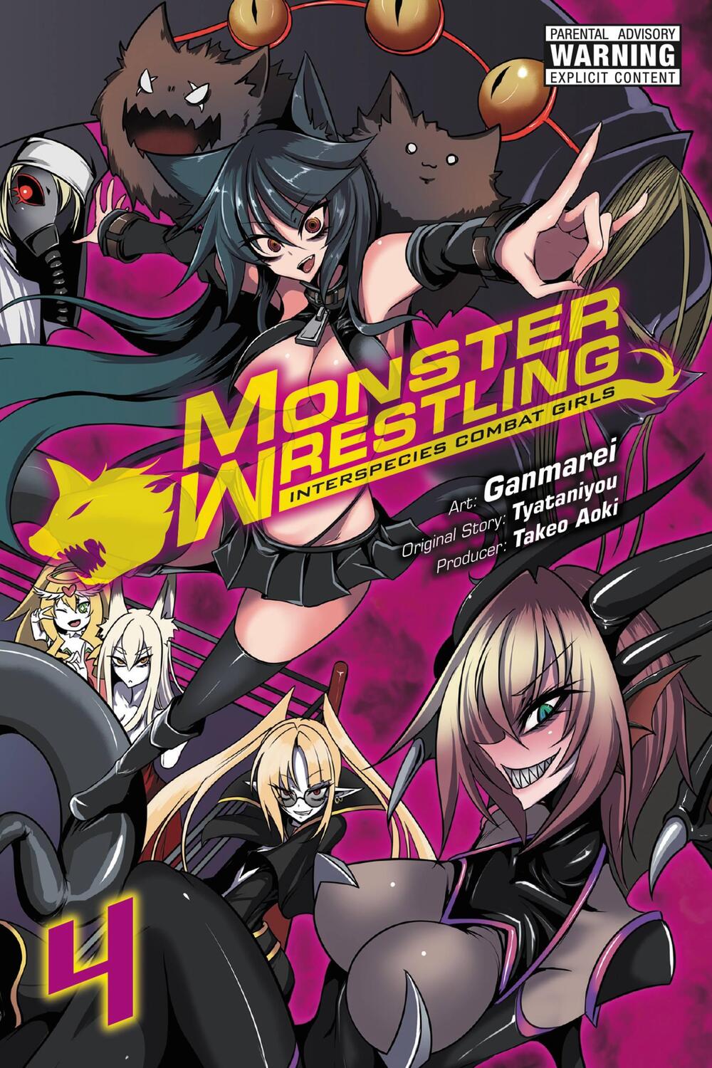 Cover: 9781975340841 | Monster Wrestling: Interspecies Combat Girls, Vol. 4 | Ganmarei | Buch