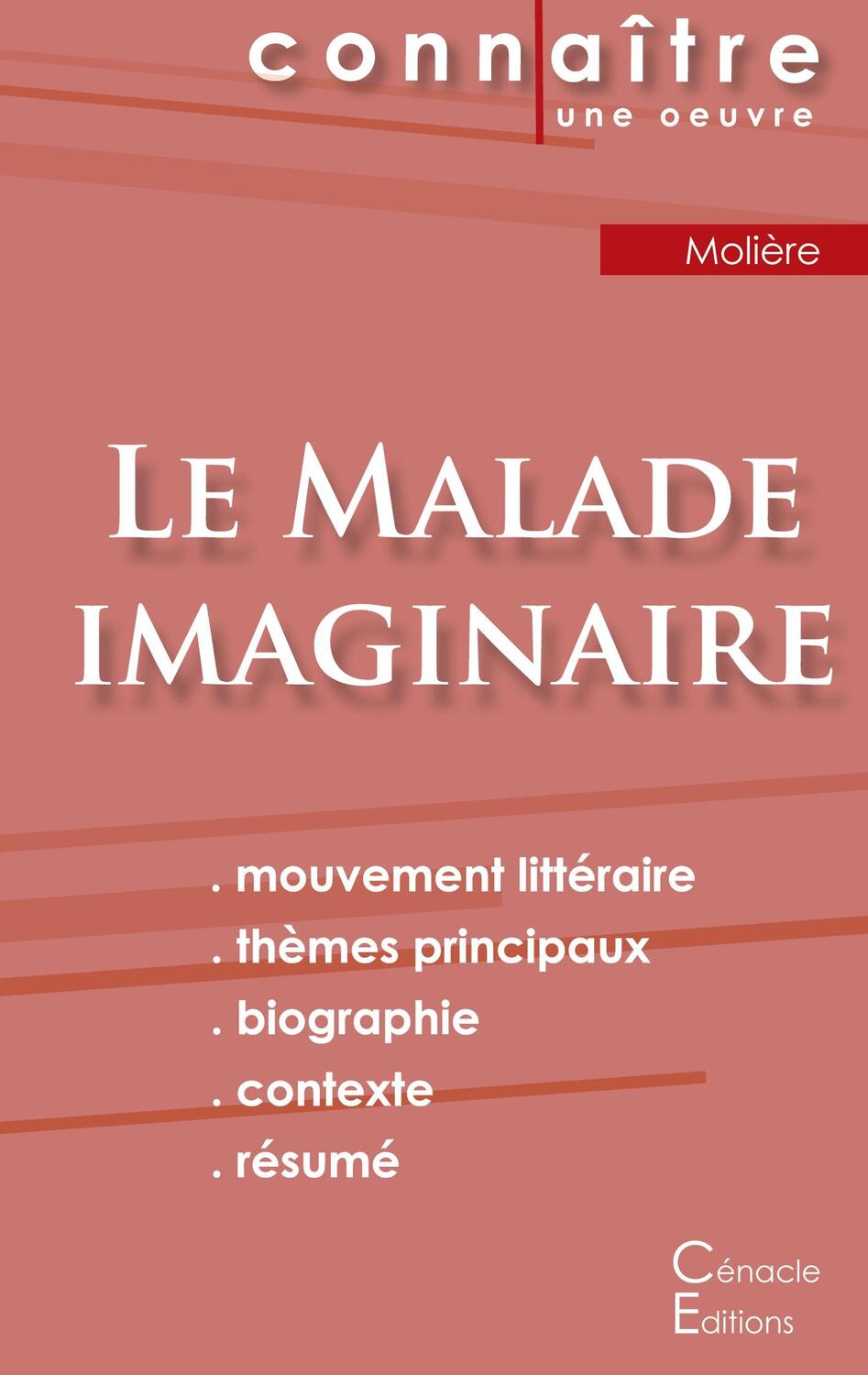 Cover: 9782367886862 | Fiche de lecture Le Malade imaginaire de Molière (Analyse...
