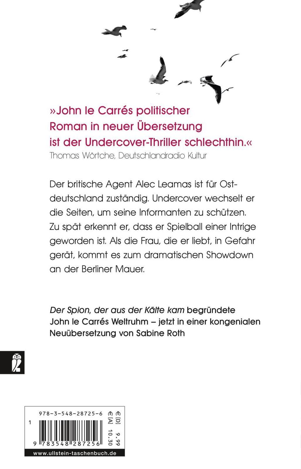 Rückseite: 9783548287256 | Der Spion, der aus der Kälte kam | John Le Carré | Taschenbuch | 2015