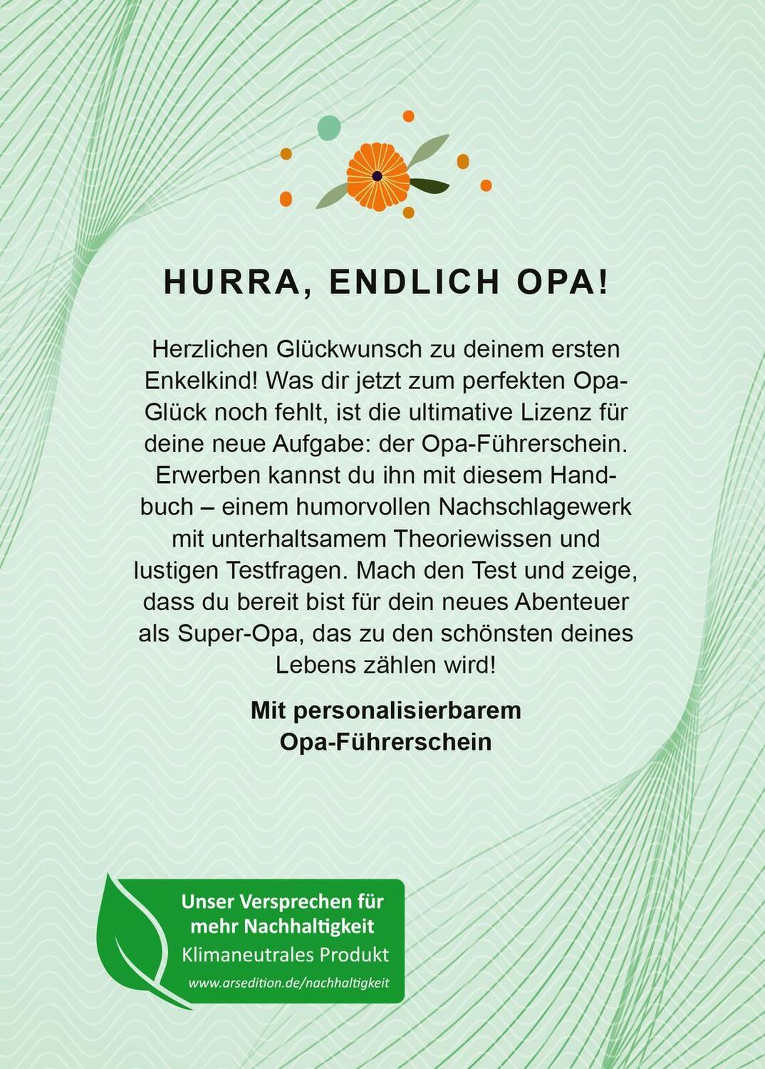 Rückseite: 9783845853031 | Führerschein - endlich Opa | Paulus Vennebusch | Taschenbuch | 48 S.