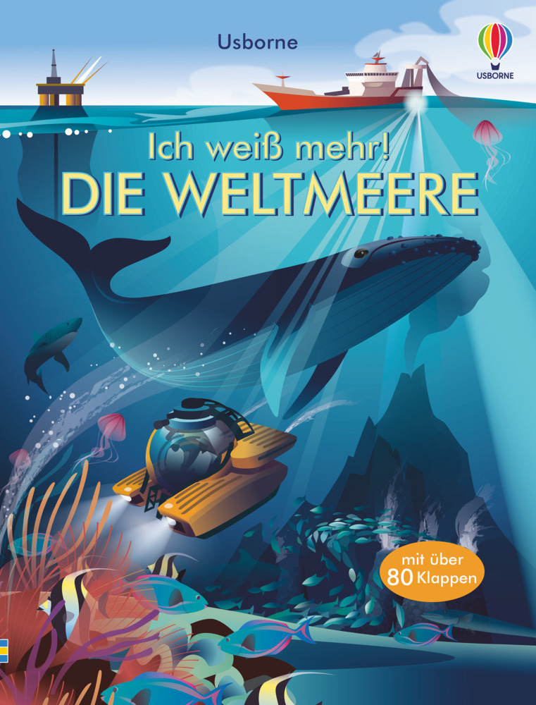 Cover: 9781789416596 | Ich weiß mehr! Die Weltmeere | mit über 80 Klappen | Emily Bone | Buch