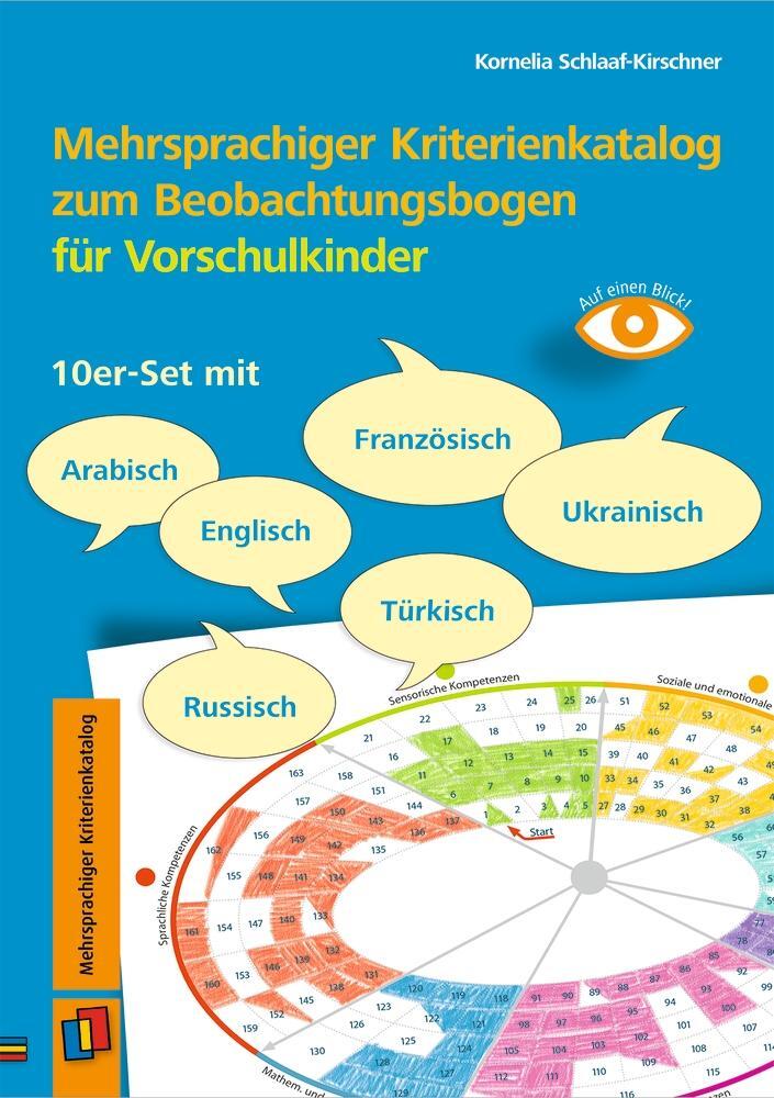 Cover: 9783834662620 | Mehrsprachiger Kriterienkatalog zum Beobachtungsbogen für...