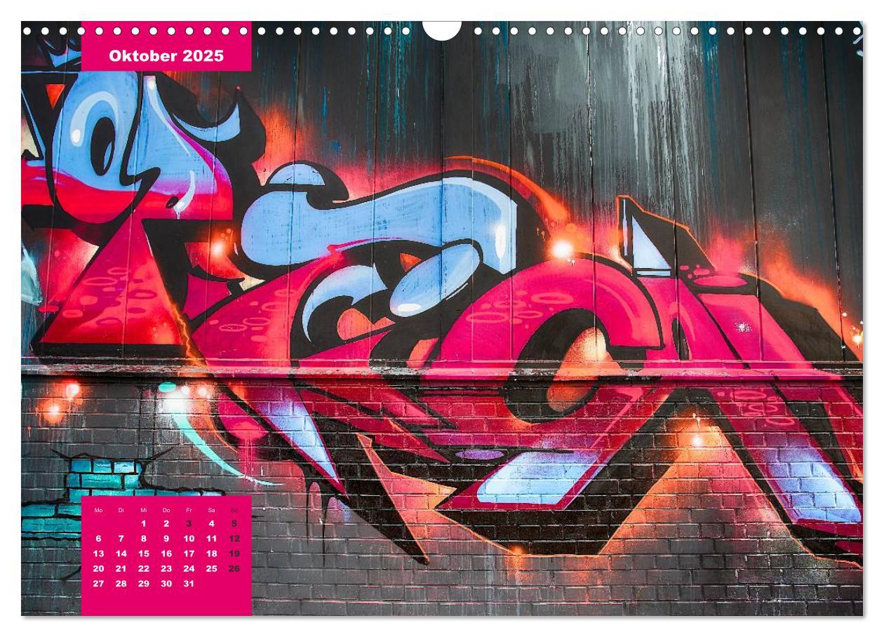 Bild: 9783435740277 | Graffiti (Wandkalender 2025 DIN A3 quer), CALVENDO Monatskalender