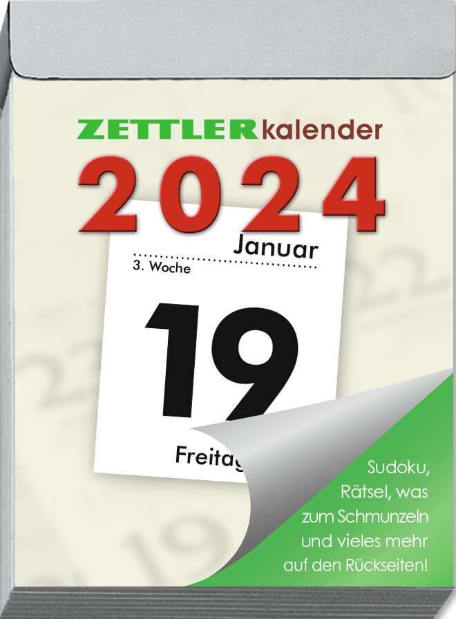 Cover: 4006928022915 | Tagesabreißkalender M 2024 5,4x7,2 | ZETTLER Kalender | Kalender
