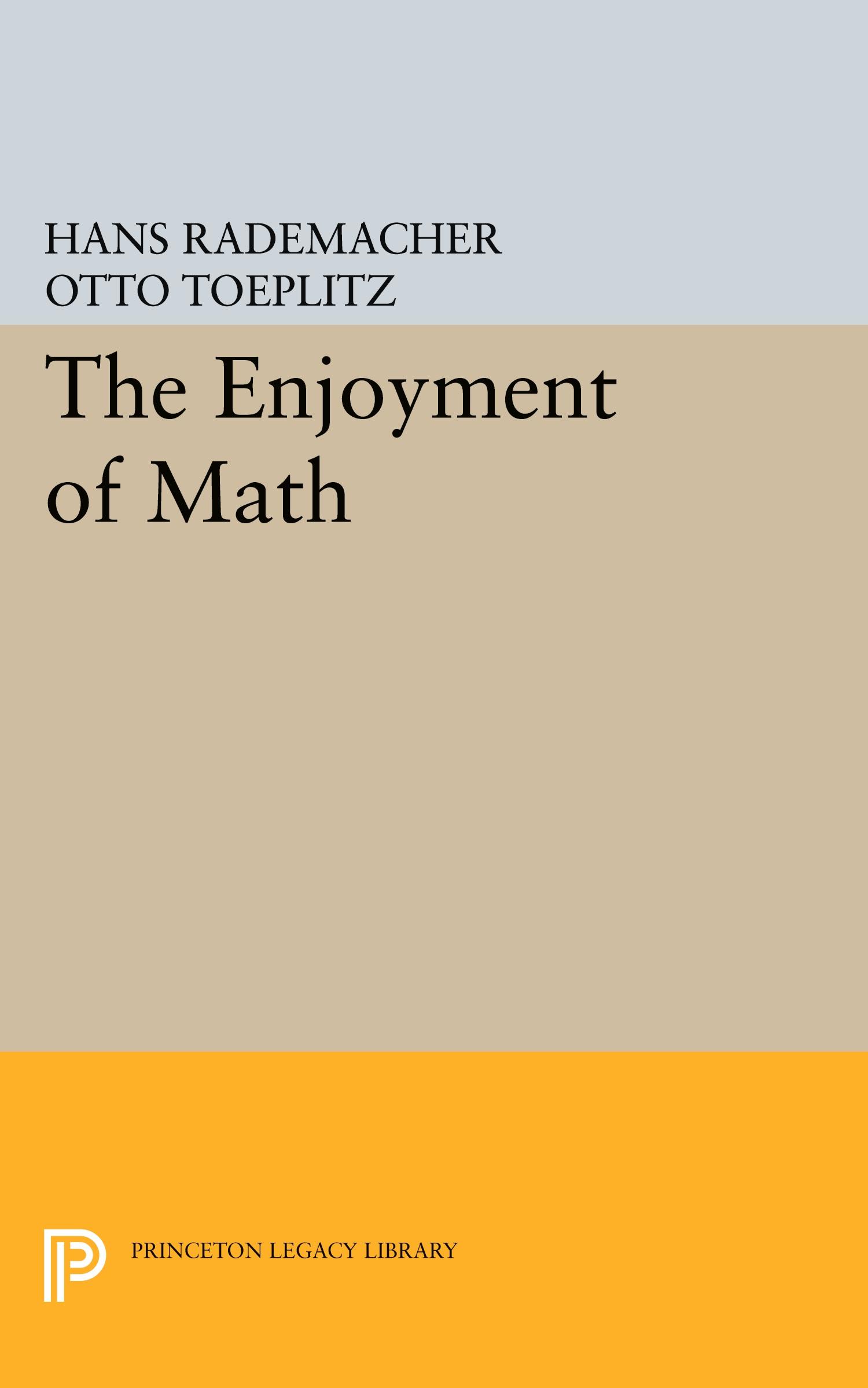 Cover: 9780691626765 | The Enjoyment of Math | Hans Rademacher (u. a.) | Taschenbuch | 2015