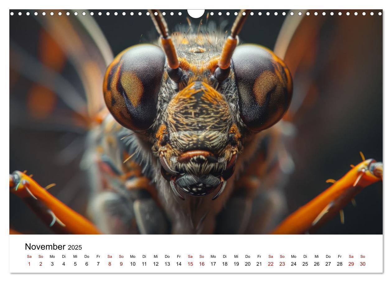 Bild: 9783383799754 | Insekten hautnah (Wandkalender 2025 DIN A3 quer), CALVENDO...